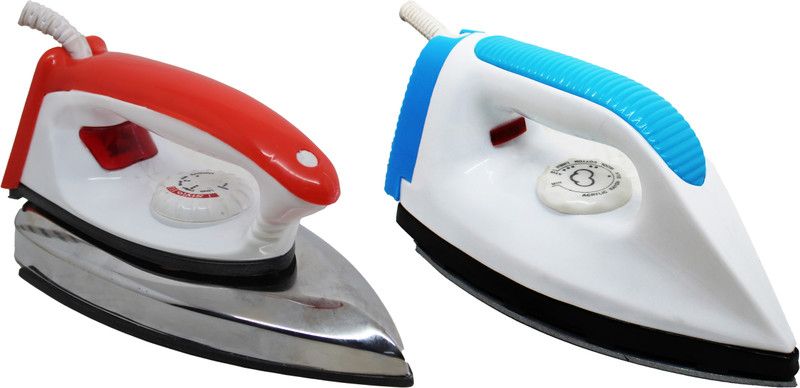 Kronado Kr-Red-Espresso-Blue-Venom-Combo2 750 W Dry Iron  (Blue, Red)