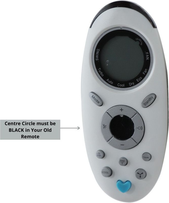 Upix 143B AC Remote 143B AC Remote Compatible for Onida AC (EXACTLY SAME REMOTE WILL ONLY WORK) Remote Controller  (White)