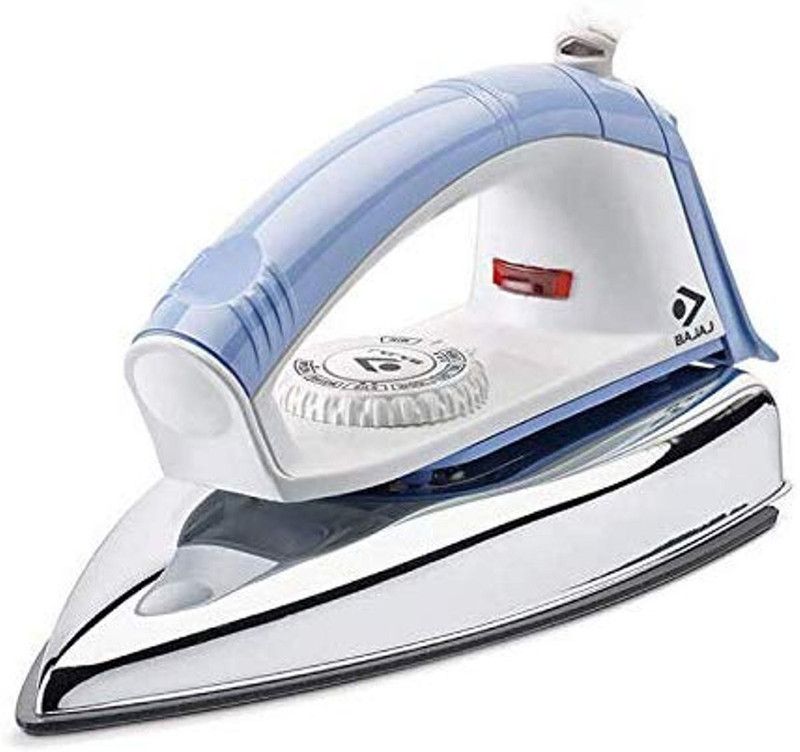 BAJAJ New Popular Iron 750 W Dry Iron  (White and Blue)