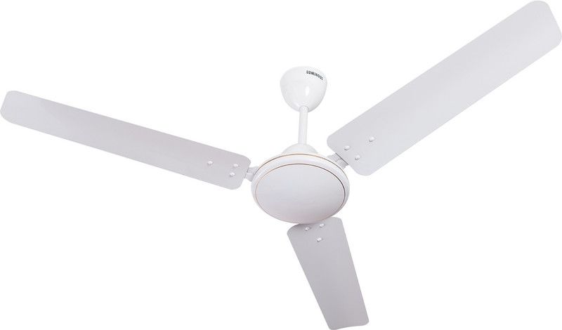 LUMINOUS Merc Star 1200 mm 3 Blade Ceiling Fan  (White, Pack of 1)