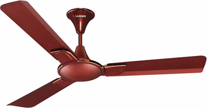 LUKER VALENTINE 1200 mm Anti Dust 3 Blade Ceiling Fan  (Glorious Gold, Pack of 1)