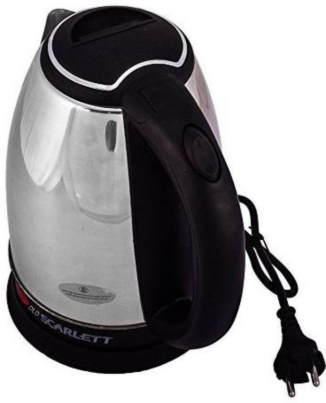 NIMYANK 7 Cup Hot Water Tea Coffee Electric Kettle Beverage Maker  (2 L, Silver , Black)