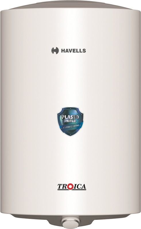 HAVELLS 10 L Storage Water Geyser (Troica, White Grey)