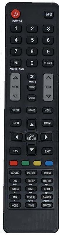 PP REMOTE MX LED WITH-SUBCODE,TIME,HOLD BUTTONS IN THE LAST LINE COMPATIBLE TO MICROMAX Send old remote photo at 9822247789 whatsapp verification Remote Controller  (Black)