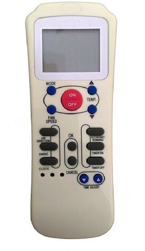 GIFFEN Compatible AC remote for Carrier AC AC-50 IR REMOTE FOR AIR CONDITIONER CARRIER Remote Controller  (White)