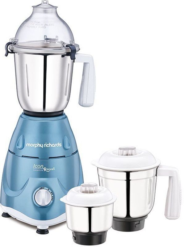 Morphy Richards Icon Royal - Sapphire 600W ICON 600 W Mixer Grinder (3 Jars, SAPPHIRE)