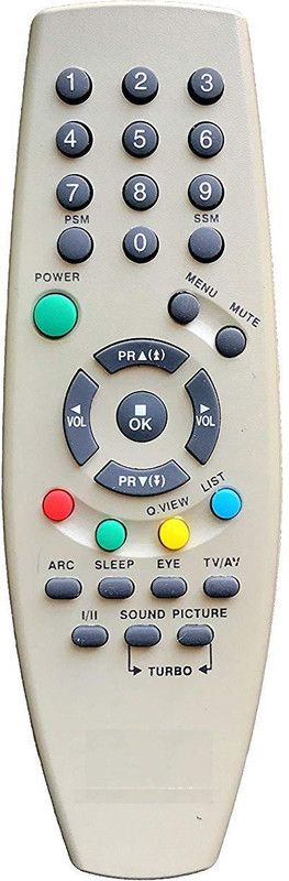 Cezo Universal CRT TV Remote Compatible for All CRT TV Remote Control Model No :- 6710V00079A Lg Remote Controller  (Grey)