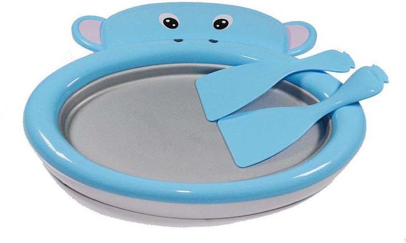 kirfiz 250 ml Manual Ice Cream Maker  (Blue)