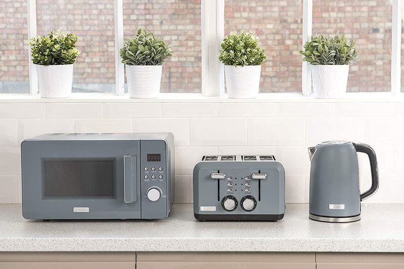 Haden Perth Sleek Toaster (Slate Grey) 815 W Pop Up Toaster  (Grey)