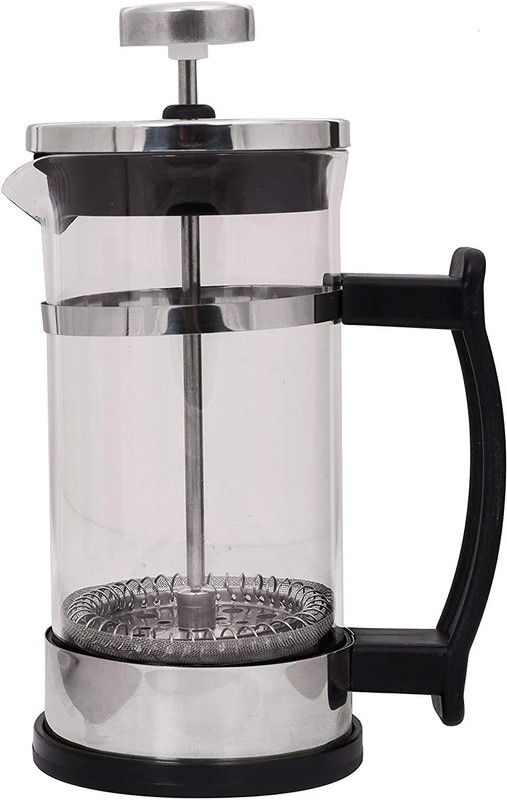 3d Creations French Press Maker (600 ML) 6 Cups Coffee Maker  (Silver)