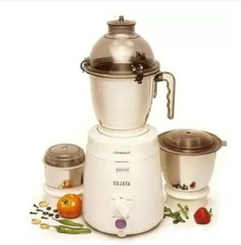 SUJATA DYNAMIX 900WATT 170222 900 Mixer Grinder (3 Jars, White)