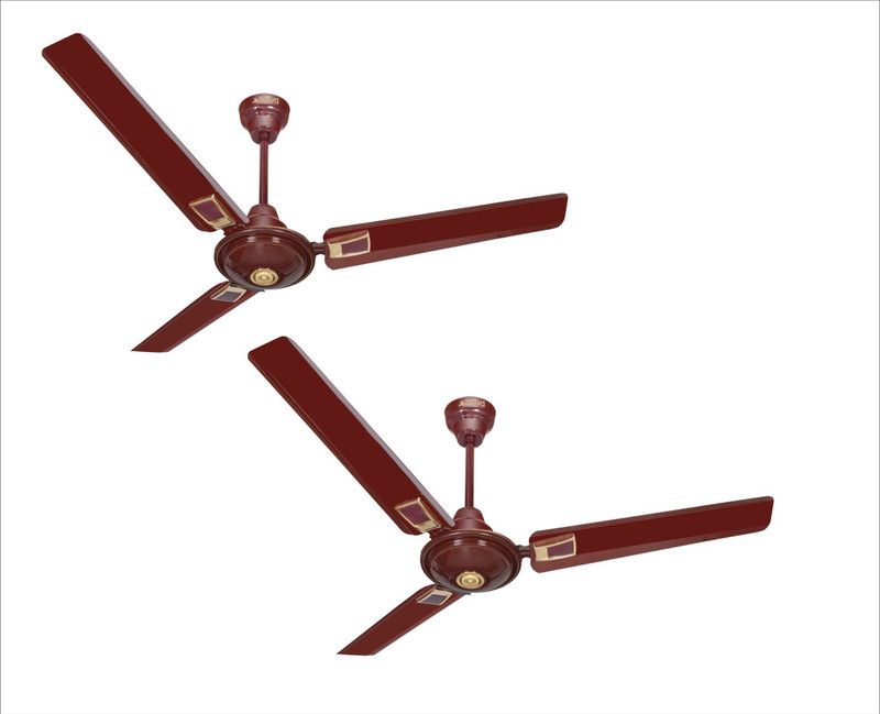 ACTIVA APSRA DECO 5 STAR PACK OF TWO 1200 mm 3 Blade Ceiling Fan  (BROWN, Pack of 2)