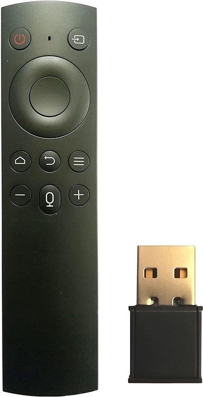 BhalTech LED LCD Smart TV Remote Control with Dongel Compatible for F&D TV Remote Controller  (Black)