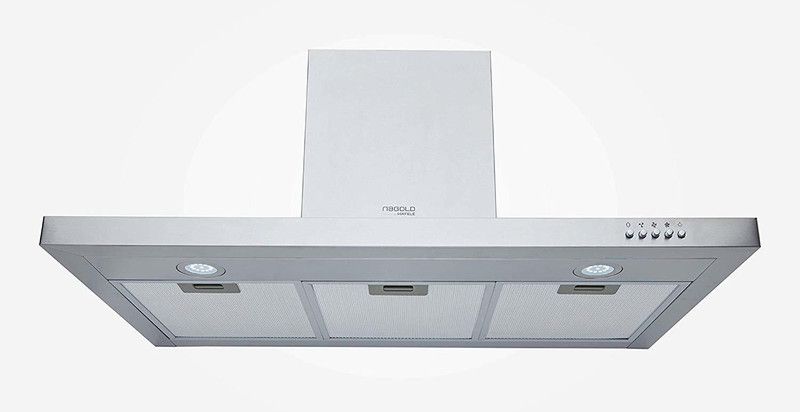 Hafele Nebel Inox 90 Wall Mounted Chimney  (Steel 750 CMH)