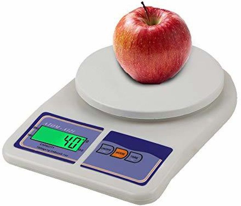 SYSTEMATIC TECHNOLOGY kitchen weighing scale | Electronic weight machine for health and fitness Weighing Scale  (White)