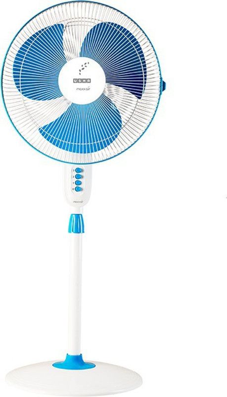 USHA PF 400MM MAXX AIR BLUE EN 400 mm 3 Blade Pedestal Fan  (Blue, Pack of 1)