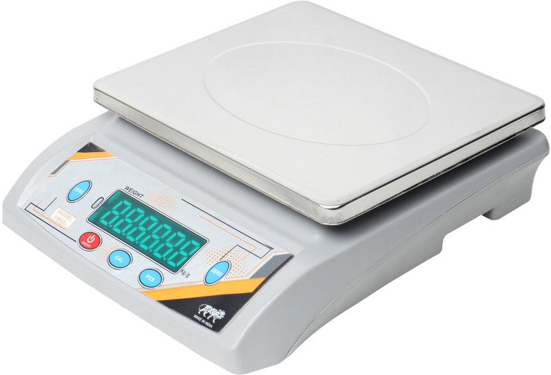 kurmi 30KG Double Display Weight Machine For Kitchen/Shop Re-Chargeable Battery Weighing Scale  (Multicolor)