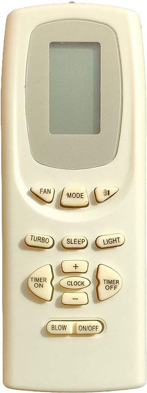 HDF AC Remote Control Compatible For Split Window AC |HF-19A Whirlpool Godrej Remote Controller  (Grey & White)