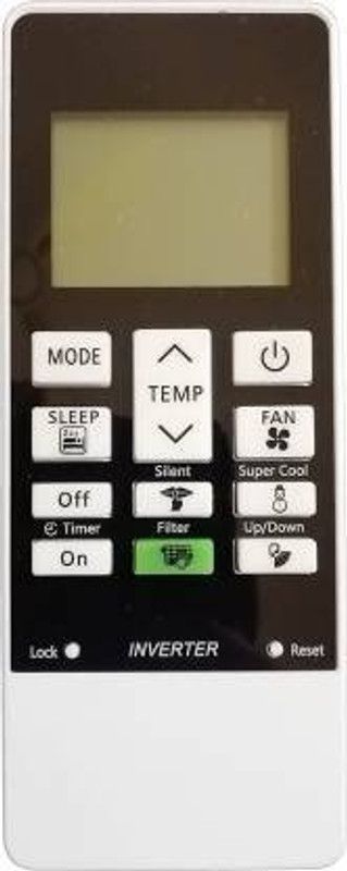 Nij Ac Remote Compatible for HITACHI No.168D Ac Remote Control Hitachi Remote Controller  (White)