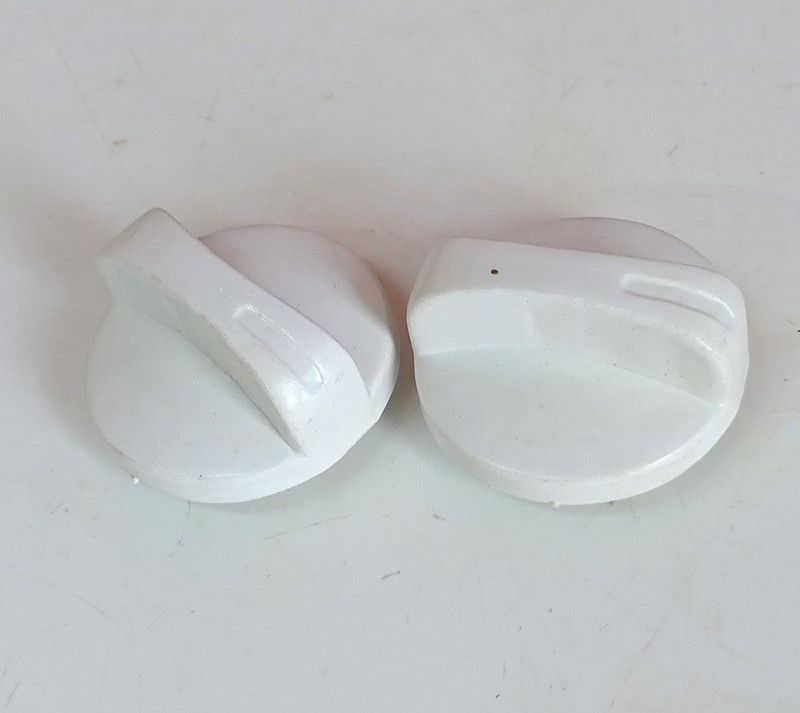 Mayan Timer Knob Dryer Washer Washing Machine (2 Pcs) White (TK-002) Appliance Knob