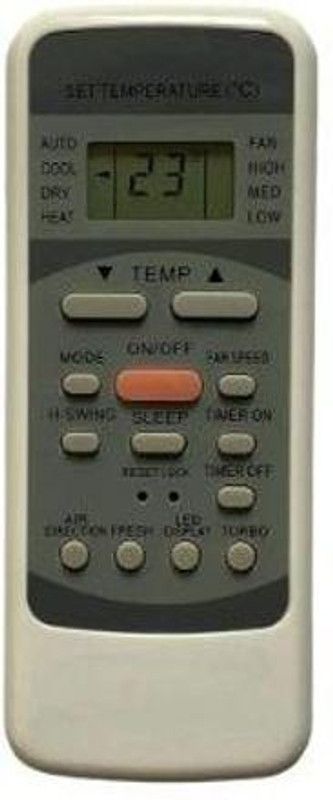 Topmarque VC 02 Split/Window Air Conditioner Remote (Please Match The Image with Your Old Remote) CARRIER Remote Controller  (White)