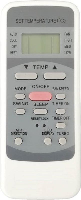 GIFFEN Compatible AC remote for Blue Star AC AC-2 IR REMOTE FOR AIR CONDITIONER BLUE STAR Remote Controller  (White)