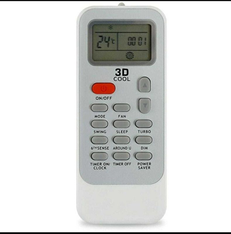 Savaliya Enterprise Air Conditioner Remote Compatible For WHIRLPOOL Remote Controller  (White)