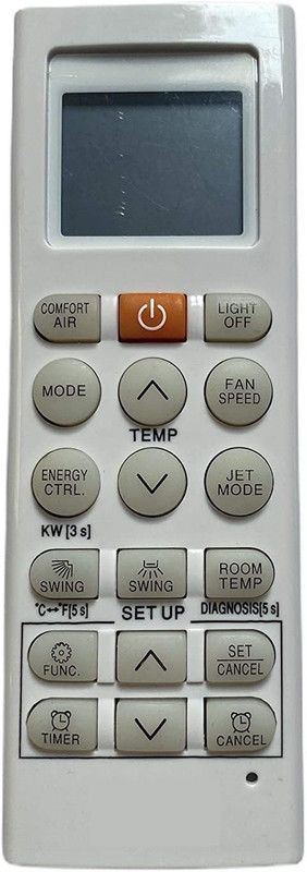 vcony AC Remote No. 36H, Compatible for LG AC Remote Control lg Remote Controller  (White)