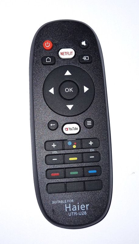 PMRK BEST IN BEST REMOTE COMPATIBLE FOR Haier UTR-U28 LED (No Voice) with Netflix YouTube Remote . HAIER LCD Remote Controller  (Black)