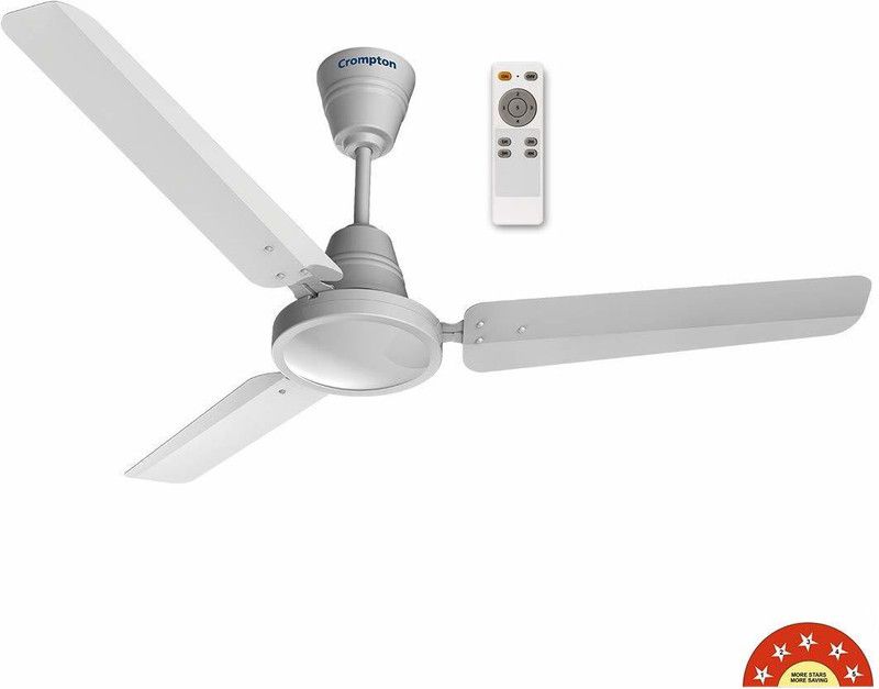 Crompton Energion HS 1200 mm BLDC Motor 3 Blade Ceiling Fan  (Opal White, Pack of 1)