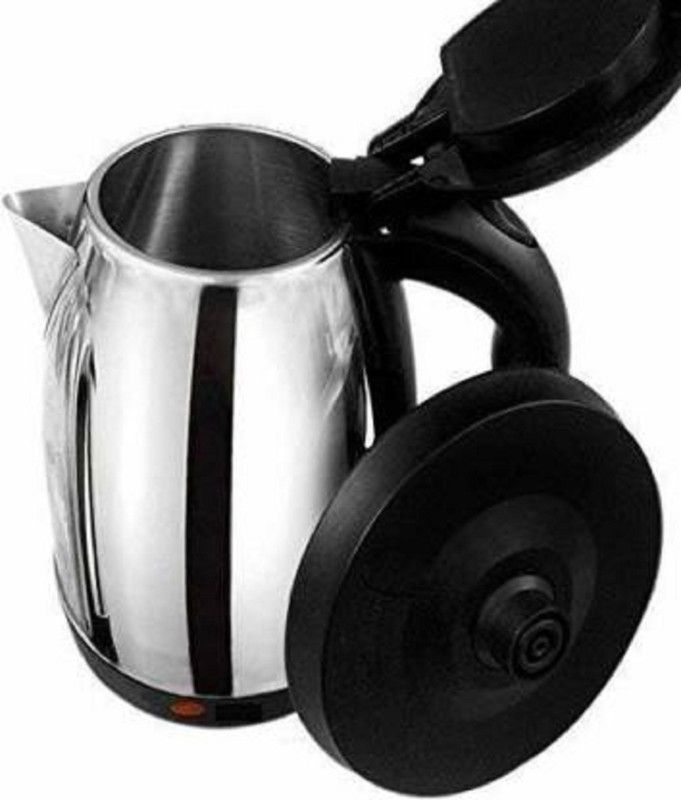 PRATYANG Electric Kettle M-02 Automatic Stainless Steel Electric Kettle Beverage Maker  (2 L, Silver , Black)