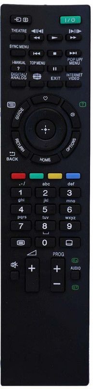 Akshita LCD/LED TV Remote Control Black Sony Remote Controller  (Black)