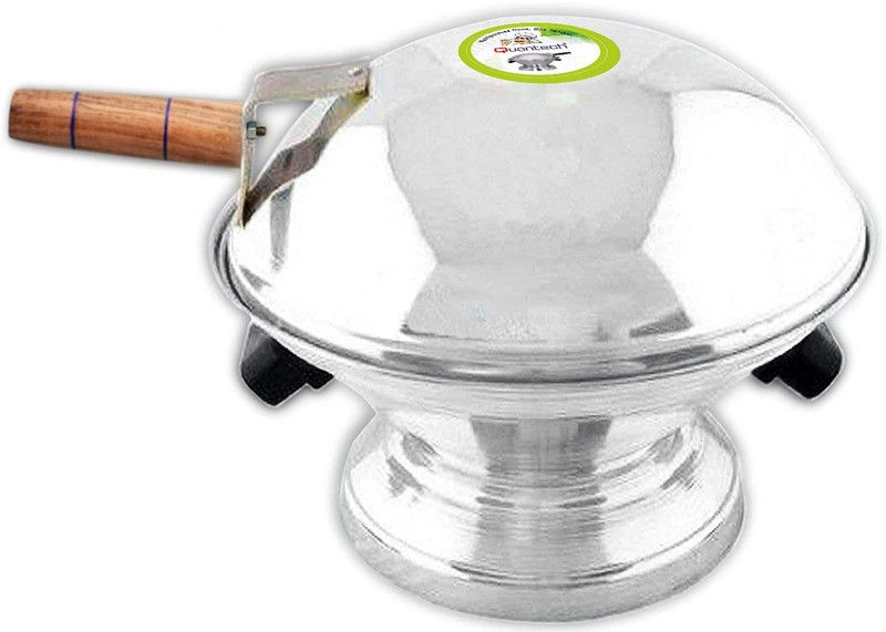 Quantech Aluminum Tandoor Bati Maker Baking Oven Silver Gas Tandoor, Barbecue Grill Food Steamer Cookware Set (Aluminium, 1 - Piece) Food Steamer  (Silver)