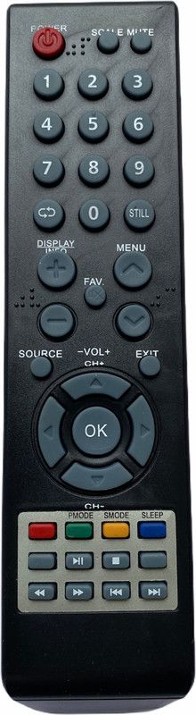 AS TECHNOLOGIES G-AK59 LCD/LED TV Remote Compatible for Godrej LCD/LED TV Remote Controller  (Black)