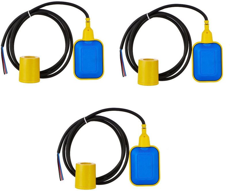 AMPEREUS High Insulated Cable Float switch sensor for all type of controller and R.o Plant (floaty water level control PACK OF 3) Wired Sensor Security System