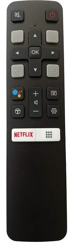 Piyush 4K SMART HD COMPATIBLE FOR TCL (WITH VOCE BUTTON) NETFLIX must be exactly same . Send old remote photo at 9822247789 whatsapp for verification. Remote Controller  (Black)