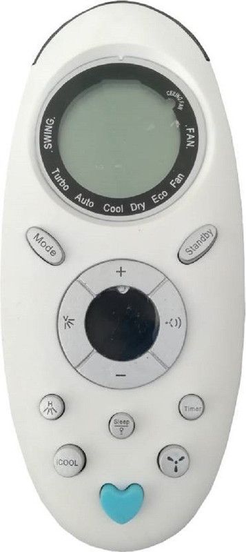 GIFFEN Compatible AC remote for Onida AC AC-110 IR REMOTE FOR AIR CONDITIONER ONIDA Remote Controller  (White)