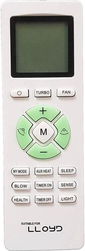 J.K. WEBSHOP Air Conditioner Remote Compatible for Lloyd Split AC (AC-233) Llyod Ac Remote Controller  (White)