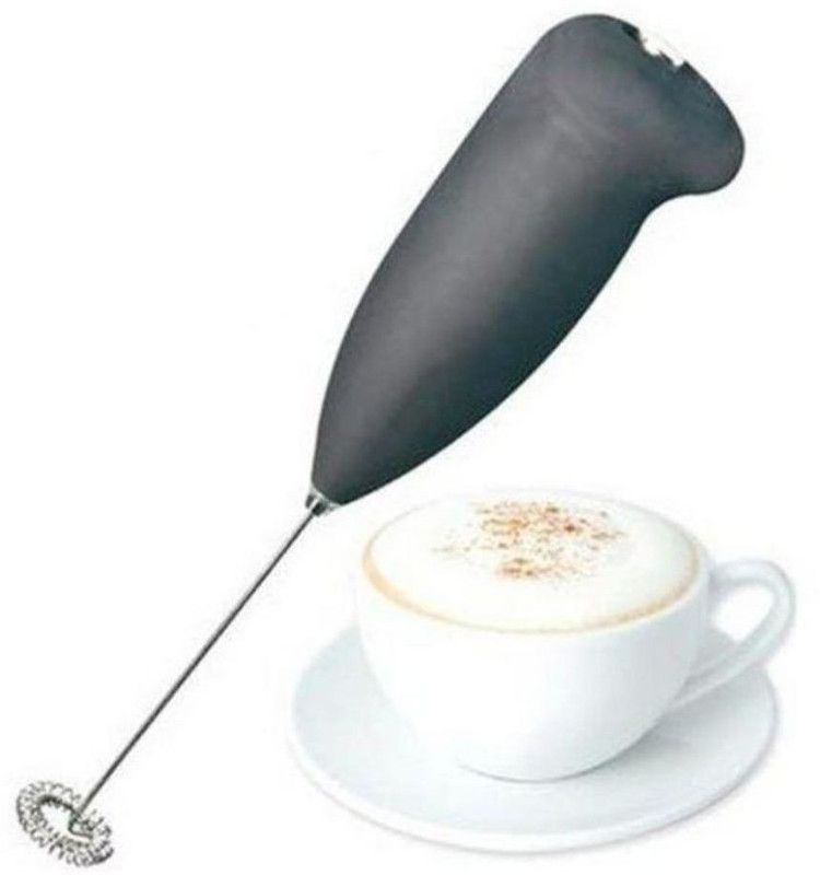 Varshine Portable Hand Blender For Lassi, Milk, Coffee, Egg Beater Mixer Battery Operated 3 Hand Blender  (Black)