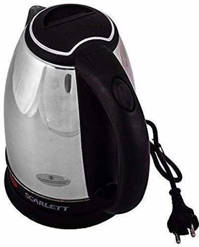 NIMYANK Stainless Steel Electric Kettle 2 Litre, Tea Coffee Maker Water Boiler Multi Cooker Electric Kettle  (2 L, Silver , Black)