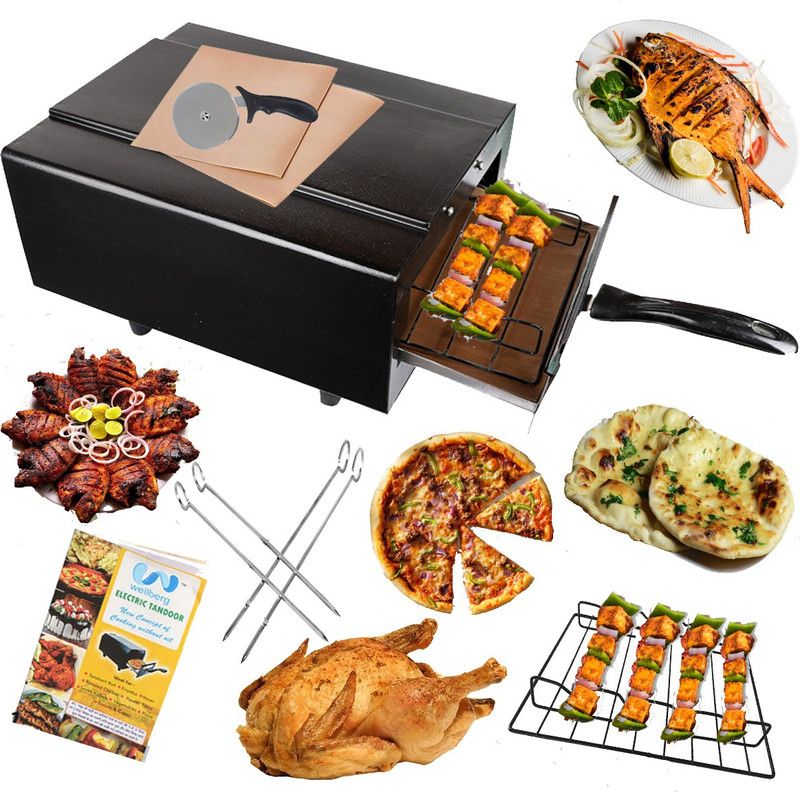 WELLBERG Micro Electric Tandoor  (Black)