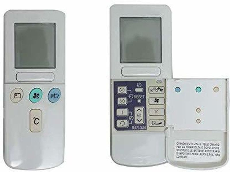 Sugnesh AC Remote Compatible For AC HITACHI WITH FLAP Remote Controller  (White)