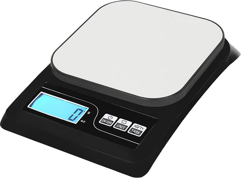 Glancing Electronic Weight Machine- Digital Kitchen Weighing Machine Multipurpose Electronic Weight Scale with Backlit LCD Display for Measuring Food, Cake, Vegetable, Fruit P/15/KG Personal Weighing Scale  (Multicolor)