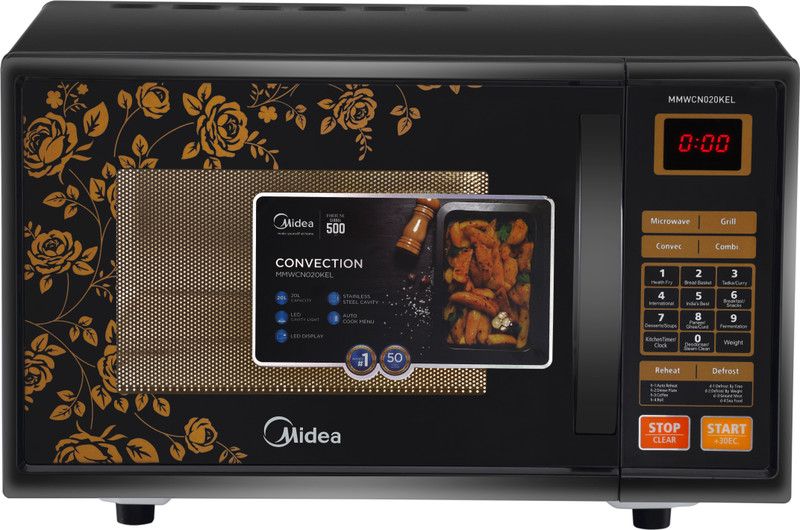 Midea 20 L Convection Microwave Oven  (MMWCN020KEL, Black)