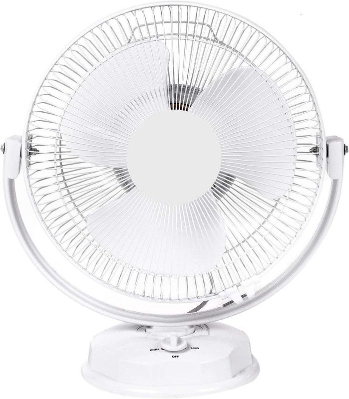 kenvi us 12 Inches || ISI Approved Copper Motor || 1 Year Warranty || AP White || BH114 300 mm Energy Saving 3 Blade Table Fan  (White, Pack of 1)