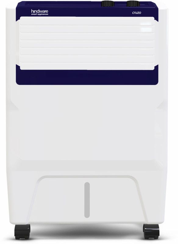 Hindware 17 L Room/Personal Air Cooler  (White & Blue, 17-HO)