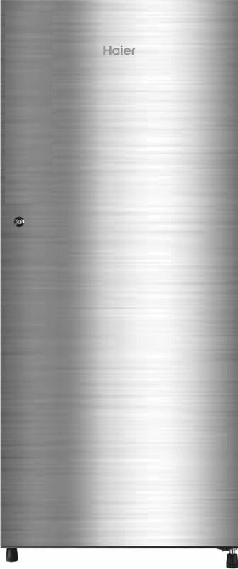 Haier 195 L Direct Cool Single Door 4 Star Refrigerator  (Shiny Steel, HRD-1954CSS-E)
