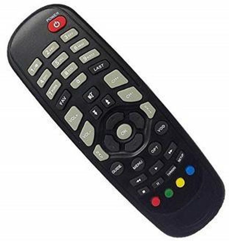 cellwallPRO TV Remote Control for GTPL NA Remote Controller  (Black)