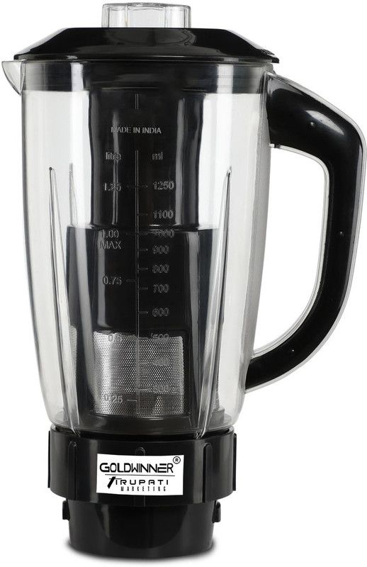 Goldwinner Heavy Juicer Jar for Mixer Grinder Juicer Jar Transparent Plastic Fruit filter Mixer Juicer Jar  (1500 ml)