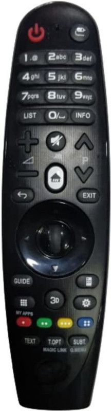 DVB compatible air mouse without voice 3D LG Remote Controller  (Black)